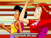 Totally Spies Sam GIF - Totally Spies Sam Apparently Halloween Came Early This Year GIFs