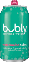 a can of bubly sparkling water watermelon flavor