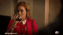 Drinking Zoey GIF - Drinking Zoey Jane Levy GIFs
