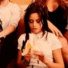Camila Cabello Eats Banana GIF - Camila Cabello Eats Banana GIFs
