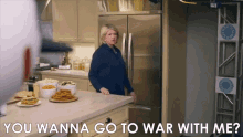 You Wann Go To Wat This Means War GIF - You Wann Go To Wat This Means War Lets Go GIFs