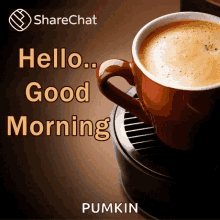 hello good morning coffee boiling sharechat