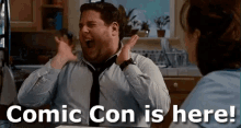 Comic Con Is Here! GIF - Jonah Hill Comic Con Happy GIFs