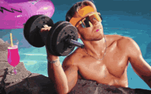 Weight Lifting Dumbbell GIF
