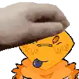 a cartoon character is wearing a hat and a slipper .