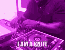 I Am A Knife Raine GIF - I Am A Knife Raine Shaq GIFs
