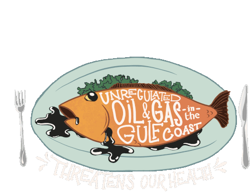 Unregulated Oil And Gas Gulf Coast Sticker - Unregulated Oil And Gas Gulf Coast Threatens Our Health Stickers