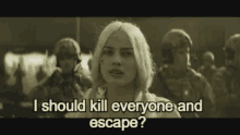 Harley Quinn Suicide Squad GIF - Harley Quinn Suicide Squad Escape GIFs