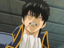 a close up of a cartoon character with a cigarette in his mouth