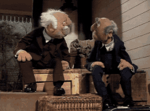 muppets muppet show statler and waldorf waldorf and statler luggage