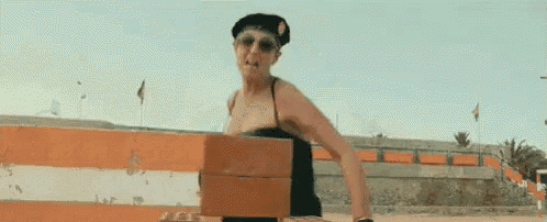 The Dictator boob smash.