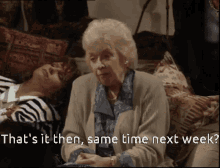 Absolutely Fabulous June Whitfield GIF