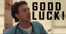 Doctor Yells Good Luck GIF - Goodluck Cheaperbythedozen2 Docotor GIFs