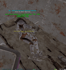 a screenshot of a video game that says hold for handcuffs removal options at the top
