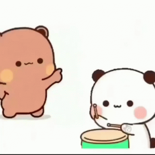 Bear Panda Dance Tobi GIF - Bear Panda Dance Tobi - Discover & Share GIFs