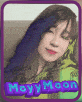 a picture of a woman with the name moyyy moon