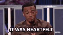 It Was Heartfelt Coming From The Heart GIF