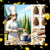 Pine Cones Butter GIF - Pine Cones Butter Cooking GIFs