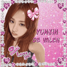 Yunjin De Valen Soy De Valen Yunjin GIF - Yunjin De Valen Soy De Valen Yunjin Yunjin Beso Si Sos De Valen GIFs