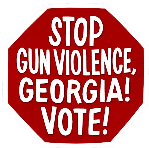 Stop Gun Violence Heysp Sticker - Stop Gun Violence Heysp Georgia Shooting Stickers