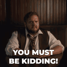 You Must Be Kidding Percy Leavey GIF - You Must Be Kidding Percy Leavey Murdoch Mysteries GIFs