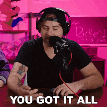 You Got It All Jared Dines GIF - You Got It All Jared Dines The Dickeydines Show GIFs