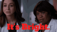 Greys Anatomy Miranda Bailey GIF - Greys Anatomy Miranda Bailey Its Bright GIFs