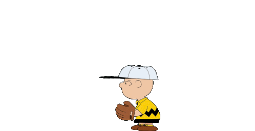 Baseball Charlie Brown Sticker - Baseball Charlie Brown Peanuts - Discover  & Share GIFs