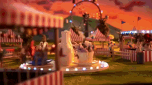 Bunnies Chillin’ At The Carnival GIF