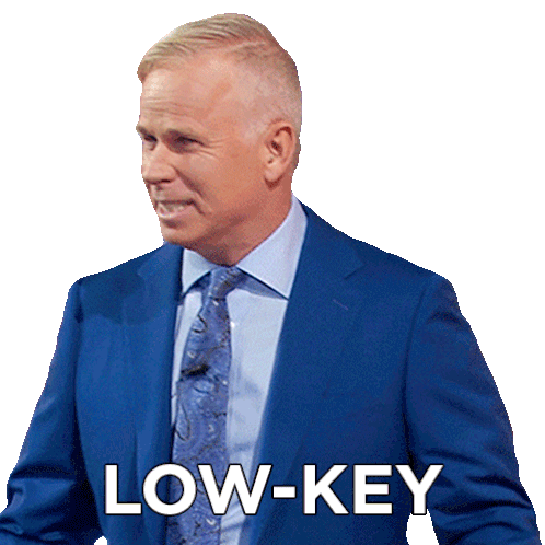 Low Key Gerry Dee Sticker - Low Key Gerry Dee Family Feud Canada Stickers