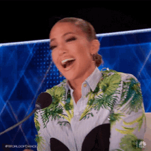 Laughing Jennifer Lopez GIF - Laughing Jennifer Lopez World Of Dance GIFs