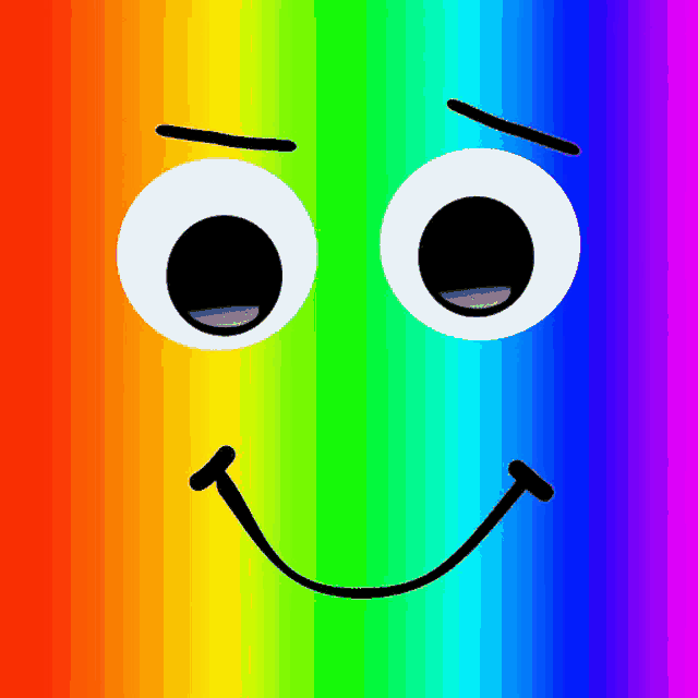 Happy Rainbow Stickers