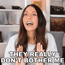 They Really Dont Bother Me Shea Whitney GIF - They Really Dont Bother Me Shea Whitney It Didnt Bother Me GIFs