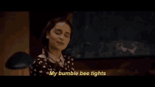 Me Before You Bumble Bee Tights GIF - Me Before You Bumble Bee Tights Emilia Clarke GIFs