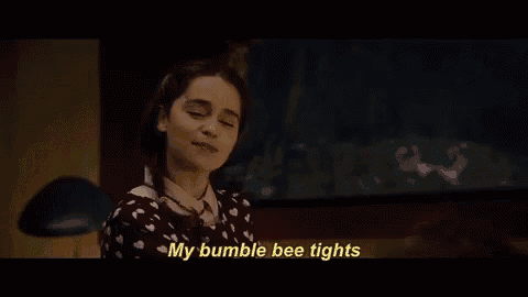 Me Before You Bumble Bee Tights GIF - Me Before You Bumble Bee Tights  Emilia Clarke - Discover & Share GIFs