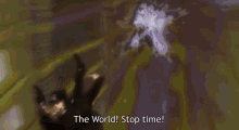 Dio Stops Time Jotaro Magnet GIF - Dio Stops Time Jotaro Magnet GIFs