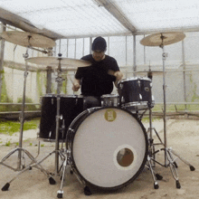 Playing Drums Shoreline GIF - Playing Drums Shoreline Needles Song GIFs