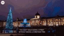 Christmas Tree Plaza GIF - Christmas Tree Plaza You Cant Walk Down A Street GIFs