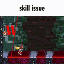 Mega Man Zero GIF - Mega Man Zero Skill Issue GIFs