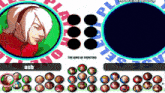 a screenshot of a video game called the king of fighters shows ash and a bunch of characters