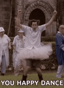 You Happy Dance Jim Carrey GIF - You Happy Dance Jim Carrey Tutu GIFs
