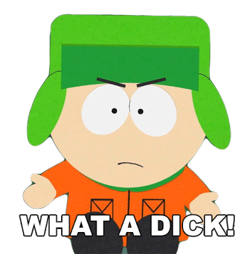 What A Dick Kyle Broflovski Sticker - What A Dick Kyle Broflovski South Park Stickers