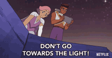 Dont Go Towards The Light Marcus Scribner GIF - Dont Go Towards The Light Marcus Scribner Bow GIFs