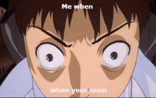 Neon Genesis Evangelion Your Mom GIF - Neon Genesis Evangelion Your Mom Me When Your Mom GIFs