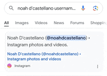 Noah D'Castellano Instagram Username Noah D'Castellano Username On Instagram GIF