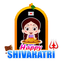 Happy Shivaratri Chutki Sticker - Happy Shivaratri Chutki Chhota Bheem Stickers