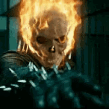 Ghost Rider GIF - Ghost Rider On Fire Readt GIFs