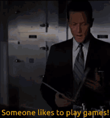 Doggett X Files Annoyed Games GIF