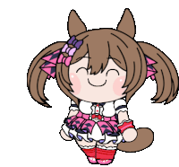 a cartoon drawing of a girl with pigtails and a bow on her head