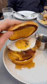 Breakfast Burger Food GIF